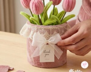 Cách Làm Chậu Hoa Tulip Bằng Kẽm Nhung