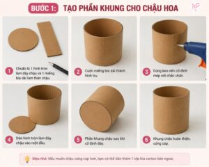 Cách Làm Chậu Hoa Tulip Bằng Kẽm Nhung