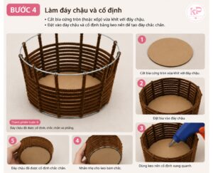 Cách Làm Chậu Hoa Lan Bằng Kẽm Nhung Đẹp