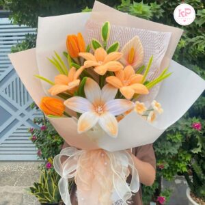 bó hoa kẽm nhung