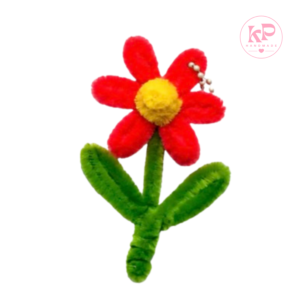 Móc khóa hoa len handmade