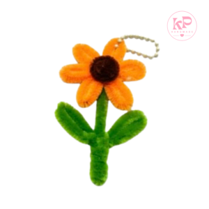 Móc khóa hoa len handmade