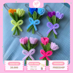 Móc Khóa Hoa Tulip
